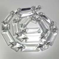 アクリル製スクエアコンビ×1m連結チェーン（クリスタルカーテン用） | クリスタルデコレーション工房