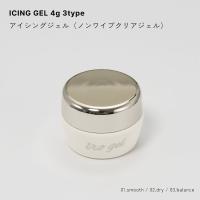 [ネコポス送料無料]irogel アイシングジェル 全3種 約4g入り ノンワイプクリアジェル ジェルネイル