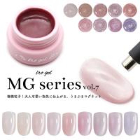 [ネコポス送料無料]極微粒子3ミクロン マグネットネイル irogel MGシリーズ vol.7 全9色 約3g入り 透明感 クリアカラー 白マグ 黒くなりにくい
