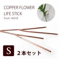 フラワーキーパー 殺菌 抗菌 （ COPPER ライフフラワースティック（Ｓサイズ）２本セット ）銅 アジアン（メール便可） | DECOYaエスニック&フェアトレード