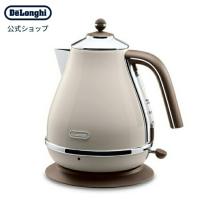 デロンギ アイコナ・ヴィンテージ コレクション 電気ケトル [KBOV1200J-BG] delonghi 電気ポット おしゃれ 湯沸かし器 やかん レトロ 1l | デロンギ公式Yahoo!ショッピング店