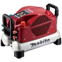 マキタ エアコンプレッサ 一般圧・高圧対応(各2口) タンク容量11L 赤 AC500XLR | 電材堂ヤフー店