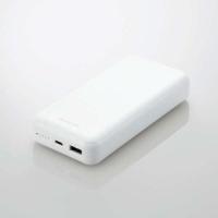 ELECOM 20000mAh C+A 20W モバイルバッテリー   DE-C34-20000WH | 電材堂ヤフー店