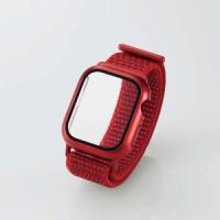 ELECOM Apple Watch41mm用フルカバーケース ファブリックバンド   AW-21BBCFBRD | 電材堂ヤフー店
