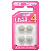 マクセル株式会社 アルカリボタン電池 4個入 LR44 4 BS | 電材堂ヤフー店