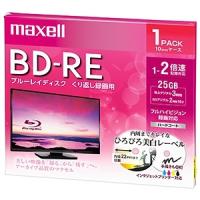 マクセル株式会社 録画用BD-RE 1層25GB 1〜2倍速記録対応 BEV25WPE.1J | 電材堂ヤフー店