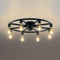 オーデリック LEDシャンデリア 〜6畳用 4.2W×8灯タイプ 電球色 調光タイプ リモコン付 OC257120LC | 電材堂ヤフー店