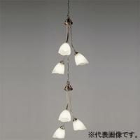 オーデリック LEDシャンデリア 白熱灯器具100W×6灯相当 6灯 口金E26 電球色 非調光タイプ 電動昇降装置対応型 OC079265LR | 電材堂ヤフー店