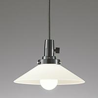 オーデリック LEDペンダントライト 白熱灯器具10W相当 口金E26 電球色 非調光タイプ スイッチ付 OP087386LR | 電材堂ヤフー店