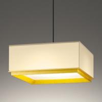 オーデリック LED和風ペンダントライト 〜8畳用 電球色 非調光タイプ コード収納機能付 金箔貼り・白色 OP252585R | 電材堂ヤフー店