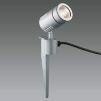 コイズミ照明 LEDエクステリアスポットライト 防雨型 スパイクタイプ 1000lmクラス JR12V50W相当 非調光 配光角35° 白色 シルバー XU49893L | 電材堂ヤフー店