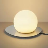 コイズミ照明 LED一体型テーブルスタンド 白熱球60W相当 非調光 電球色 スイッチ付 ホワイトブロンズメッキ AT51306 | 電材堂ヤフー店