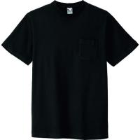アイトス 半袖Tシャツ(ポケット付) 男女兼用 M ブラック AZ10531010M | 電材堂ヤフー店