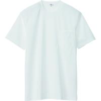 アイトス 半袖Tシャツ(ポケット付) 吸汗速乾(クールコンフォート) 男女兼用 SS ホワイト AZ10576001SS | 電材堂ヤフー店