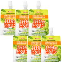 【ハウスウェルネスフーズ】PERFECT VITAMIN　 1日分のビタミンゼリー　マスカット味　180g×6個 | エナジードラッグ