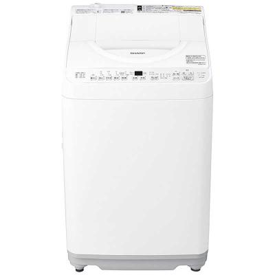 シャープ SHRP タテ型洗濯乾燥機 6,5kg ホワイト系 ES-TX6K-W(宅配