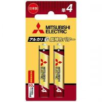 三菱 MITSUBISHI アルカリ乾電池 単4形 2本パック LR03GR/2BP | デンキチWeb Yahoo!店