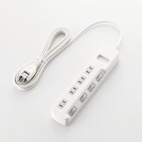 エレコム ELECOM 個別スイッチ付 省エネタップ 4個口 3m ホワイト T-E5A-2430WH 〈TE5A2430WH〉 | デンキチWeb Yahoo!店