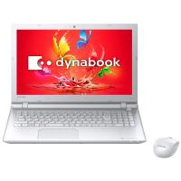 量販店展示品 dynabook T55 PT55UWP-BWA 15.6型 Core i3 メモリ4GB HDD1TB Windows 10 office付き テンキー リュクスホワイト | 電貴族