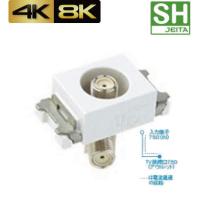 パナソニック WCS3814CW 新4K8K衛星放送対応 埋込高シールドテレビターミナル 電流通過型10-3224MHz  色セラミックホワイト 対応シリーズアドバンス | 電材ONLINE