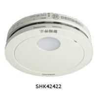 パナソニック SHK42422 けむり当番薄型2種 電池式・ワイヤレス連動子器・あかり付 警報音・音声警報・AISEG連携機能 | 電材ONLINE