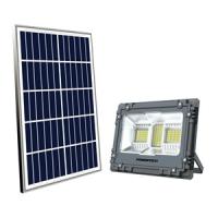 ソーラーパネル→60W充電電池組込LED投光器+リモコン SL4100 | デンシ電気店 ヤフーショップ