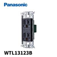 パナソニック WTL13123B 配線器具 埋込接地ダブルコンセント 金属枠付 ブラック アドバンスシリーズ | 電材満サイ