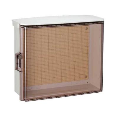 日東工業 OPK14-33CA キー付耐候プラボックス 屋根付 透明扉 木製基板