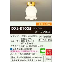 DAIKO DXL-81035 4.9W LED小型直付シーリング JAN4955620549681 EC zaiko | 電材屋でんちゃんアウトレット店
