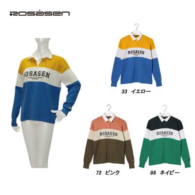 ラガーシャツ 長袖（Rosasen／ゴルフ用品） | スポーツ のおすすめ人気