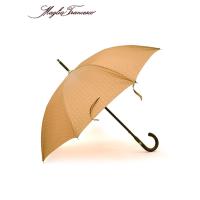 マリアフランチェスコ Maglia Francesco 長傘 メンズ アンブレラ ドット柄 ポリエステルジャガード生地 キャメル ベージュ 【ラッピング不可】