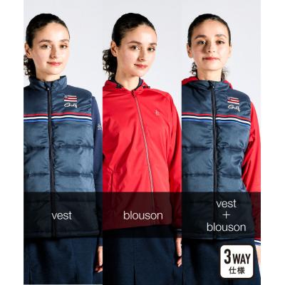 Munsingwear ゴルフジャケット レディース（色：ネイビー系