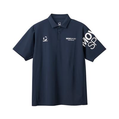 美品 デサント ゴルフ スポーツ シャツ ポロシャツ ネイビー Mサイズ デサントゴルフ DESCENTE ゴルフ オリガミジャカード半袖シャツ