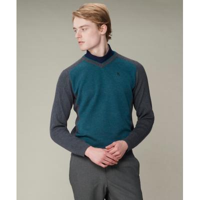 LANVIN - ランバンスポール 新品未使用 メンズゴルフセーター LANVIN SPORT 公式 ランバン スポール クルーネックセーター