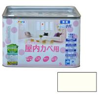アサヒペン NEWインテリアカラー屋内壁 5Lミルキーホワイト | DE(desir de vivre)