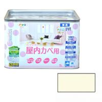 アサヒペン NEWインテリアカラー屋内壁 5Lーアイボリー | DE(desir de vivre)