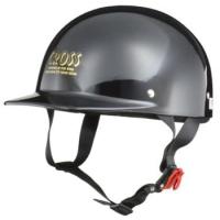 LEAD リード工業 CROSS CR-680 ハーフヘルメット ブラック | ハーフ ヘルメット 内装 ワンタッチ 紐 人気 通勤 通学 半 キャップ ブラック 黒 便利 フリー | DE(desir de vivre)