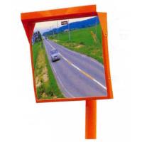 信栄物産 道路鏡 （アクリル製） オレンジ A46H | 大型ミラー ミラー 鏡 道路鏡 道路反射鏡 アクリル製 オレンジ色 カーブミラー 安全確認ミラー コーナーミラー | DE(desir de vivre)