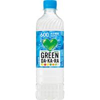 サントリー GREEN DA・KA・RA 600ml 冷凍兼用 24本 | 飲料 ドリンク 飲み物 ペットボトル スポーツドリンク 清涼飲料水 DAKARA グリーンダカラ 熱中症対策 | DE(desir de vivre)