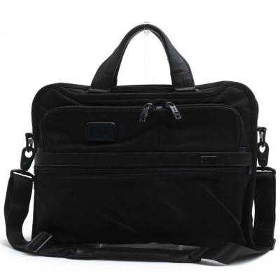 TUMI トゥミ ビジネスバッグ　レザー ブリーフケース ブラック HARRISON 「アヴォンデール」トップ・ジップ・ブリーフ ブラック