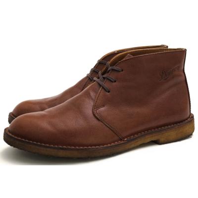 美品 Danner ポストマン チャッカブーツ 本革 25センチ ブラウン ダナー ポストマンチャッカ D4302 | HOPESMORE