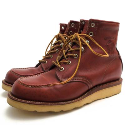 レディース 50's CHIPPEWA チペワ チェック ウールジャケット 茶 50's Vagabond by Chippewa wool checked jacket | port.