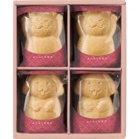 菓匠八 ふくふくもなか 4個 HFM12 | 24-0078-013食品 スイーツ おやつ 菓子 和菓子 お茶菓子 甘味 最中 手作り 動物 あんこ 自作 挨拶 お年賀 | desir de vivre-zacca