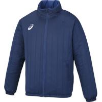 asics アシックス WARMER JACKET インデイゴブル XXL XSW229 49 | スポーツ サッカ― メンズ XXL アウター ジャケット 柄 ストライプ 機能 青 ブルー | desir de vivre-zacca