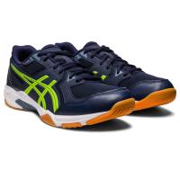 asics アシックス GEL-ROCKET 10 MIDNIGHT/HAZARD GREEN 26 1073A047 408 | スポーツ 靴 シューズ 26 レディース メンズ バレーボール 緑 グリーン | desir de vivre-zacca