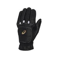 asics アシックス GOLDSTAGE RUNNING GLOVE ブラックxホワイト L 3121B092 2 | メンズ 野球 ベースボール グローブ 手袋 ケガ防止 走塁用 合成皮革 両手用 保護 | desir de vivre-zacca