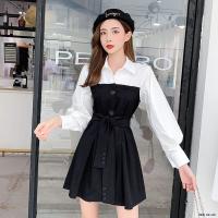 ワンピース レディース 半袖 高校生 中学生 ファッション 10代 代 双子コーデ シャツワンピース ミモレ丈 韓国 ファッション オルチャン 春 夏 秋 5212 Natf108 ナチュラルテック 通販 Yahoo ショッピング