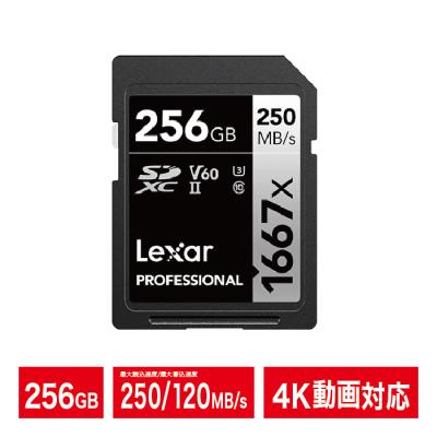 Lexar SDカード（容量：256GB）｜メモリーカード｜PCサプライ