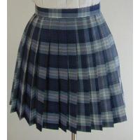 紺×水色チェックプリーツスカート スカート丈30cm スクール 学校制服 紺×水色チェックプリーツスカート スカート丈30cm スクール 学校制服