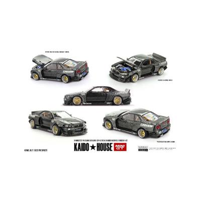 MINI-GT 1/64 Nissan スカイライン GT-R R34 Kaido Works GReddy V2